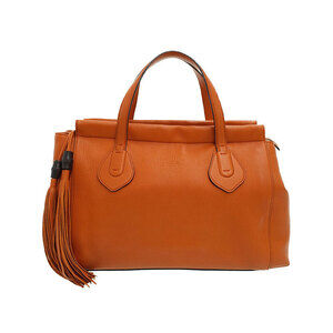 Gucci Bamboo Tassel Tote Bag Fringe